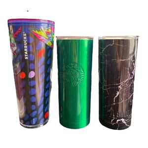 Lot of 3 Starbucks/Built Tumblers